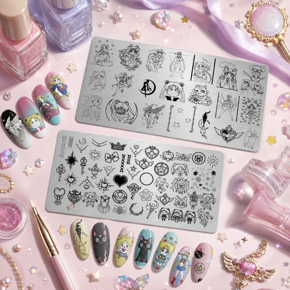 Nail Art Inspo - Plaque de tamponnage pour ongles Sailor
