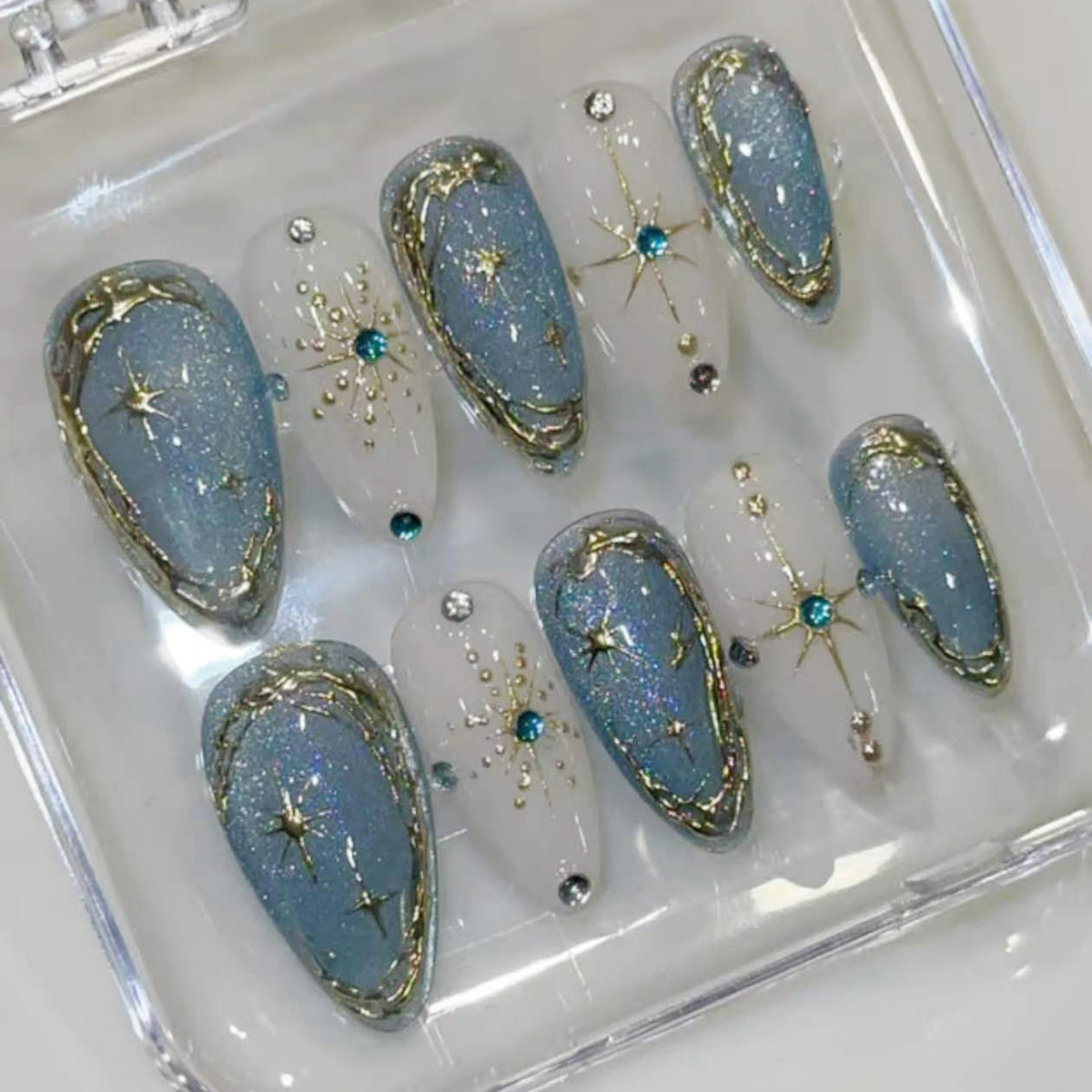 Nail Art Inspo - 24 pièces Faux ongles à presser