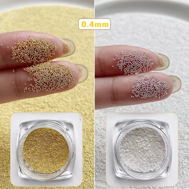Nail Art Rose Gold - Perles de caviar pour ongles 0,4/0,6/0,8/1