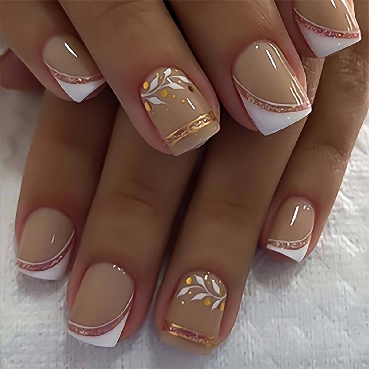 Nail Art Fake Nails - Faux ongles courts et moyens pour