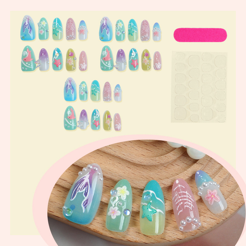 30 pièces été presse sur ongle - Nail Art Fake Nails avis et prix