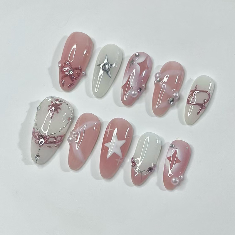 Ensemble d'ongles courts en am - Nail Art Inspo avis et prix