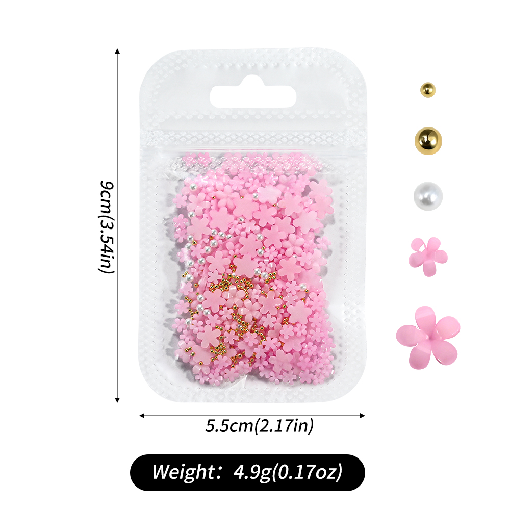Breloques pour ongles en résin - Nail Art Rose Gold avis et prix
