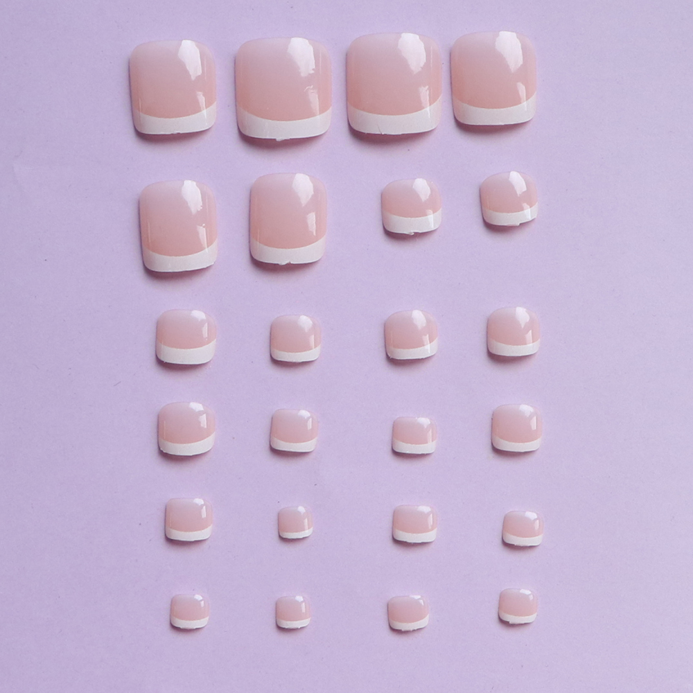 Faux Parka Rose Courte et Carr - Nail Art Fake Nails avis et prix