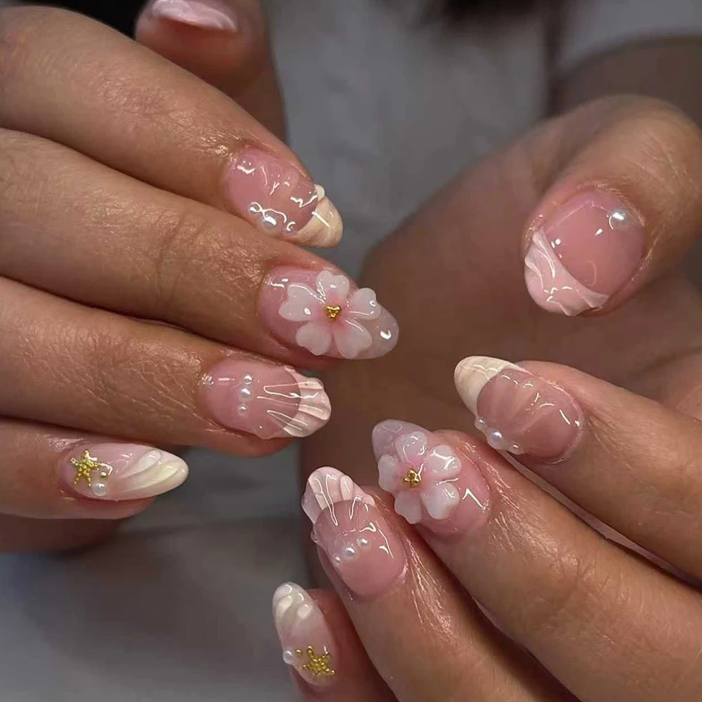 24 autocollants 3D en gel pour - Nail Art Fake Nails avis et prix