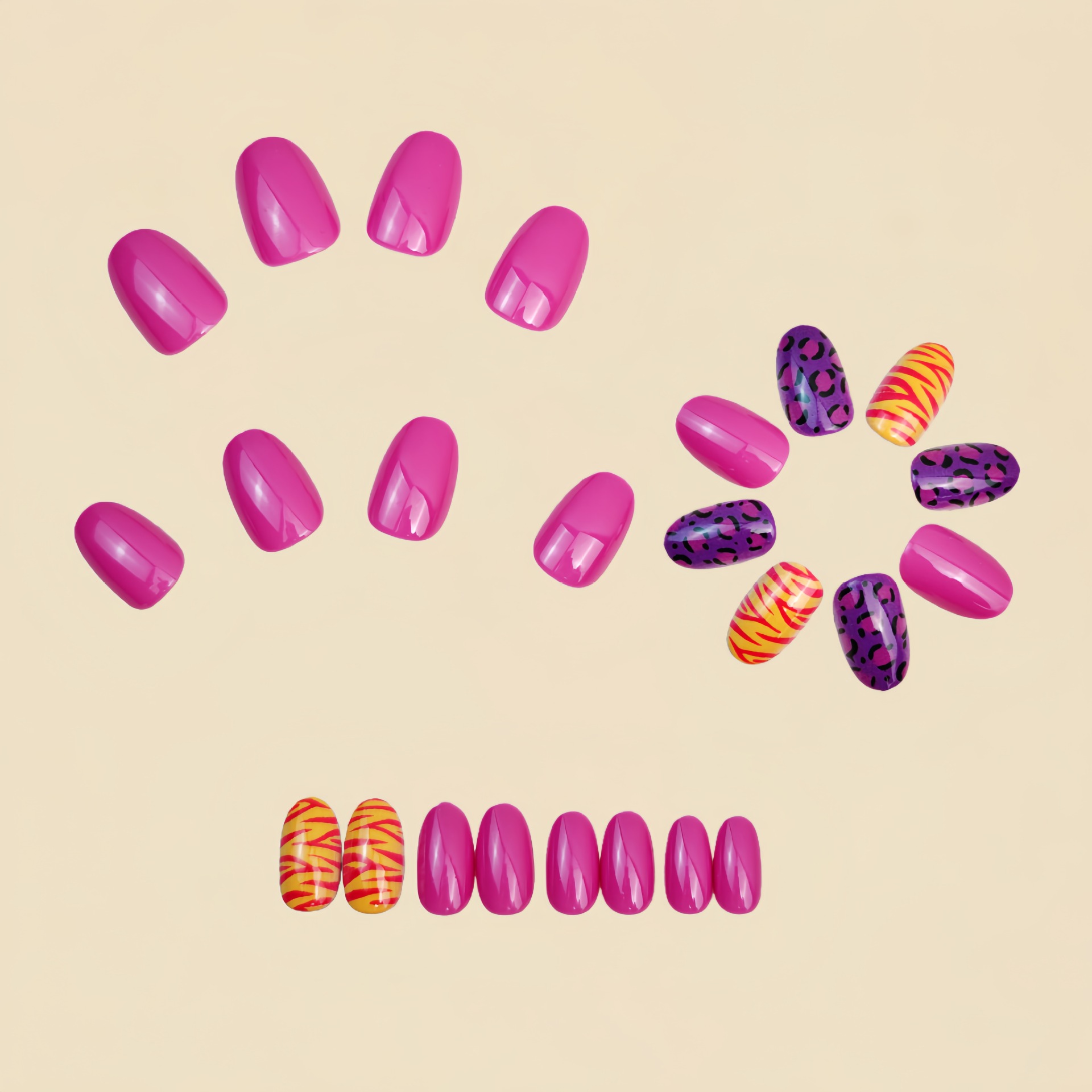 Faux ongles courts et longs po - Nail Art Fake Nails avis et prix