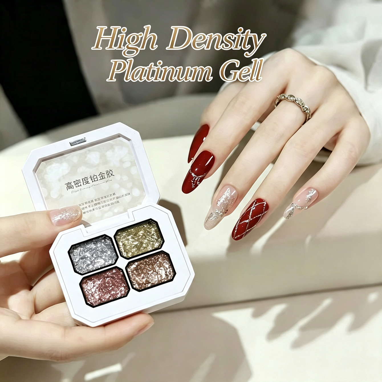 MIANEL Palette de Gels Nail Ar - Nail Art Rose Gold avis et prix