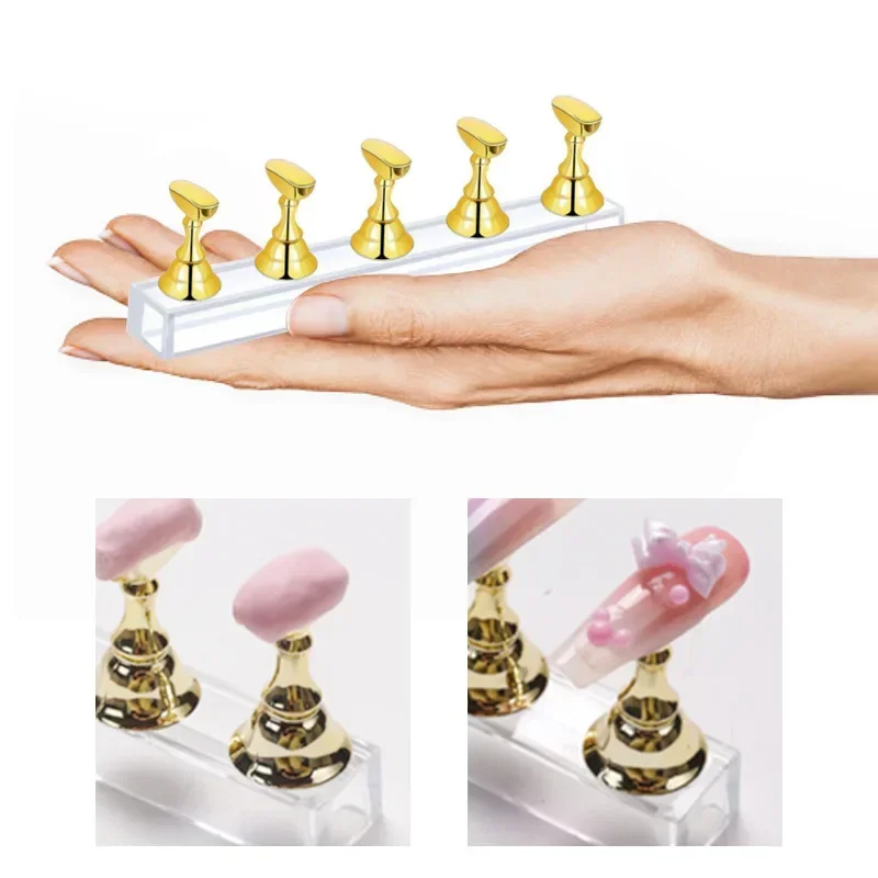 Porte-ongles magnétique d'éche - Nail Art Rose Gold avis et prix