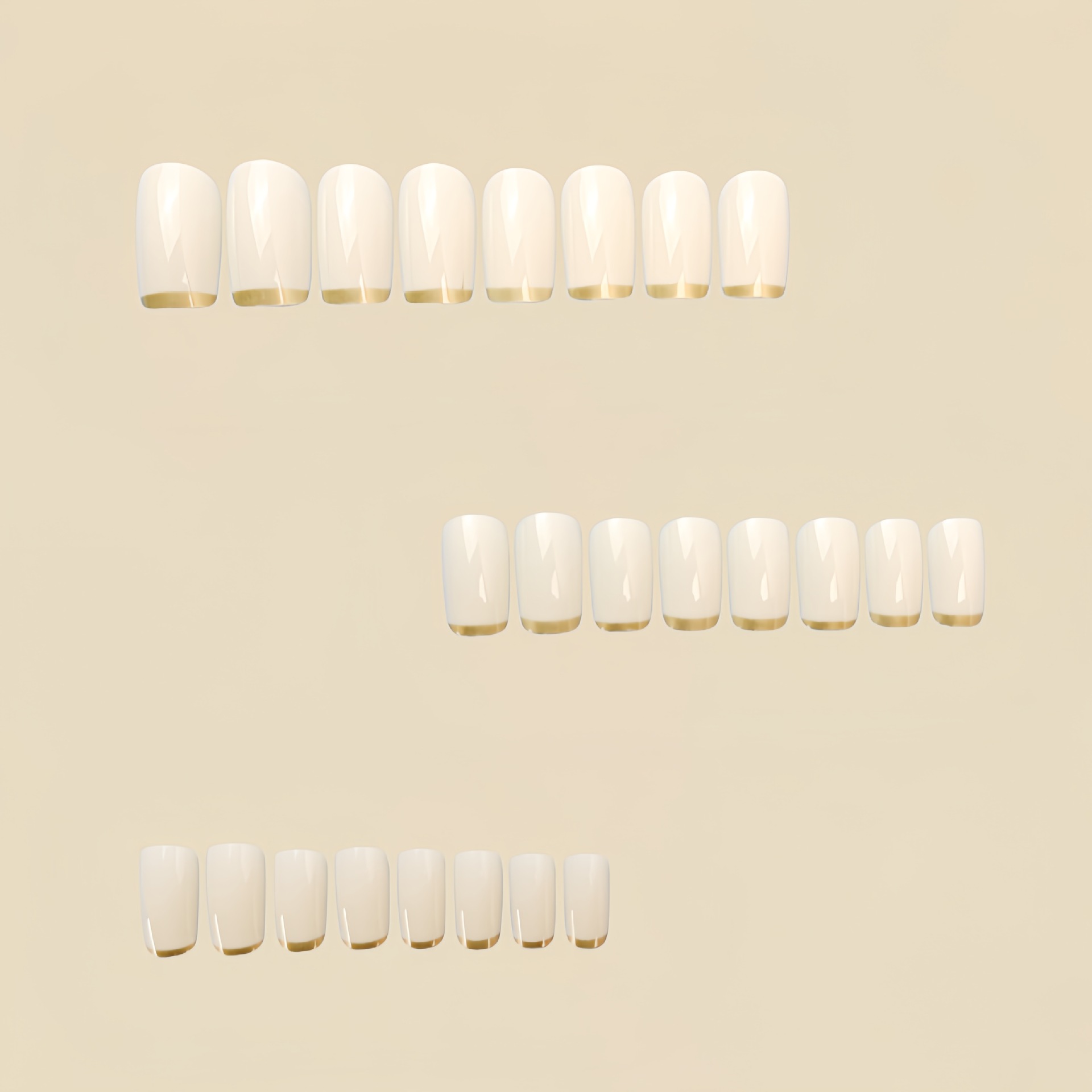 Faux ongles moyens pour femmes - Nail Art Fake Nails avis et prix