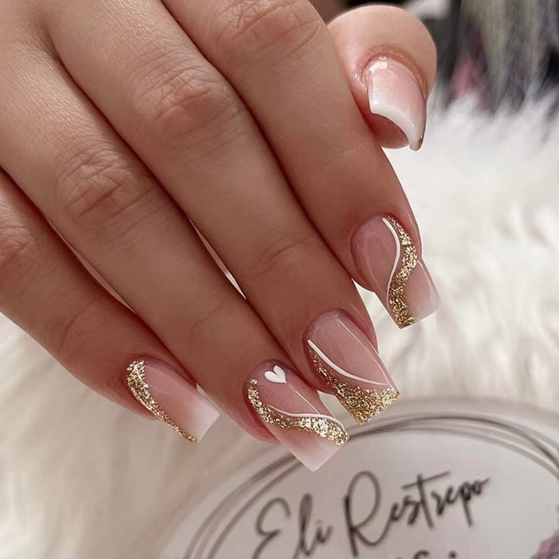 Faux ongles courts et moyens p - Nail Art Fake Nails avis et prix