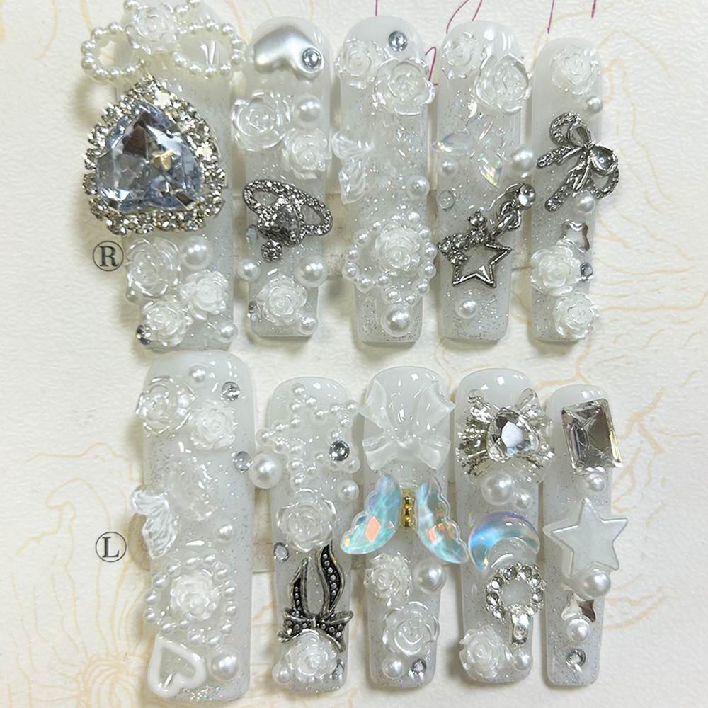 10PCS Faux Ongles à Presser Fa - Nail Art Inspo avis et prix