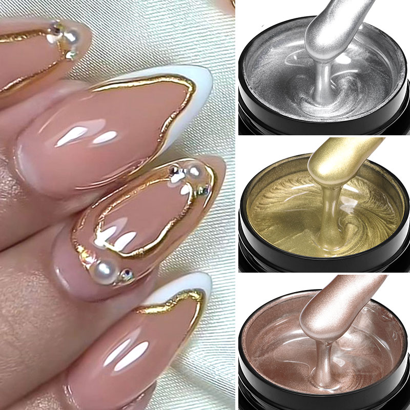 Gel de peinture métallique 8ml - Nail Art Rose Gold avis et prix