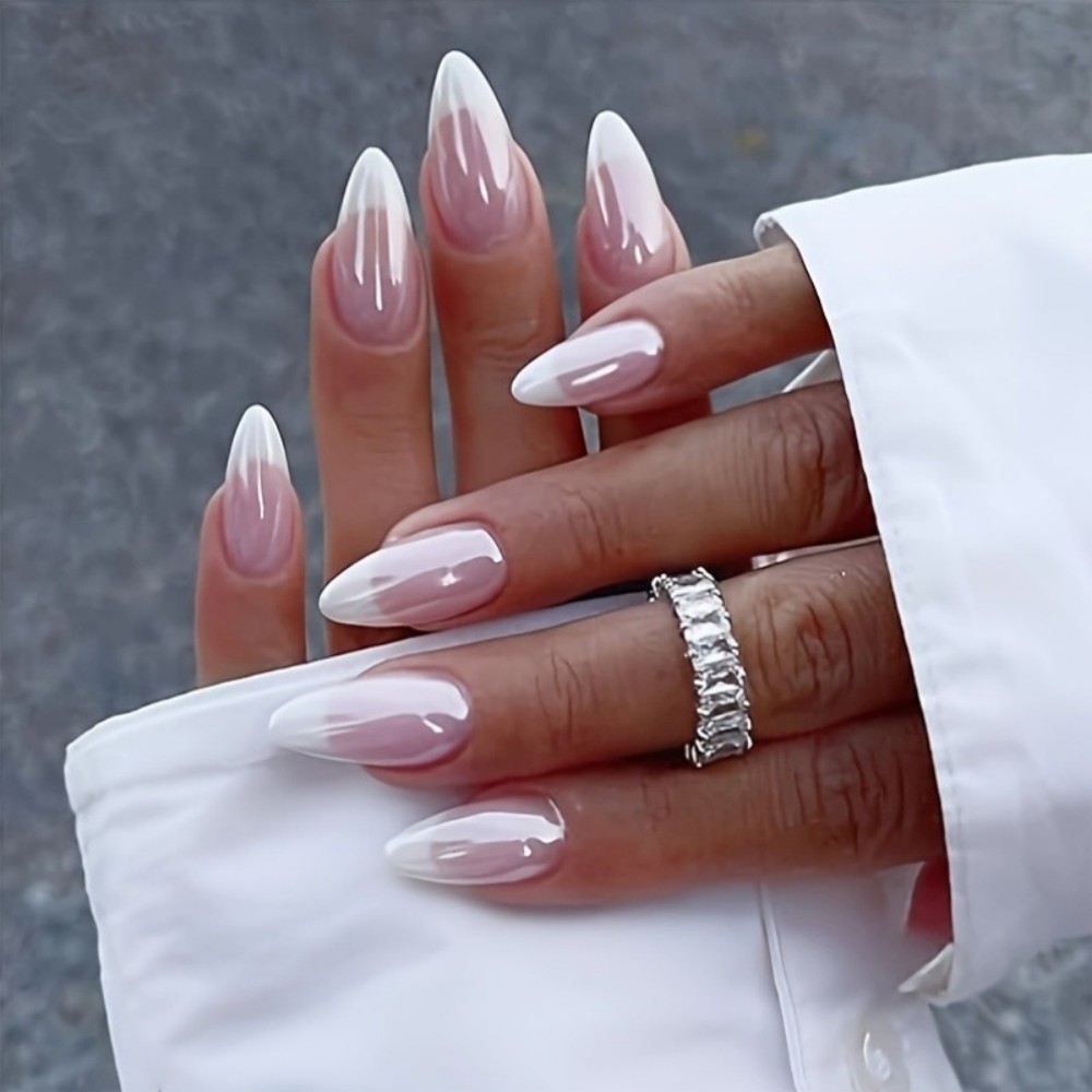 24 faux ongles à presser blanc - Nail Art Fake Nails avis et prix