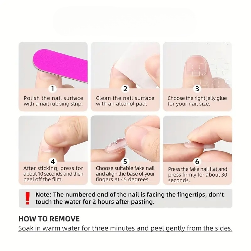 10 faux ongles carrés courts p - Nail Art Inspo avis et prix