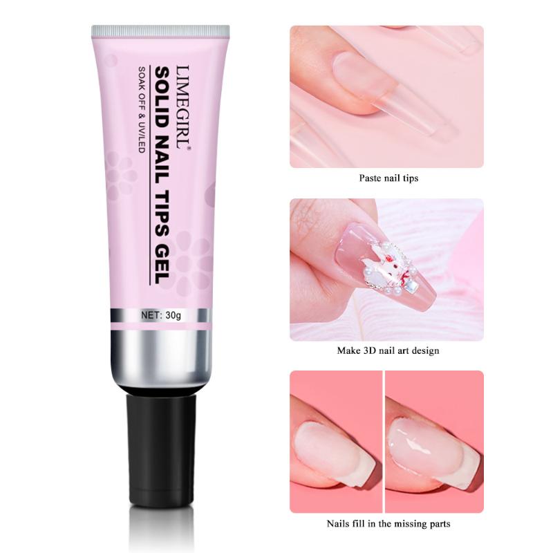 Gel adhésif transparent pour o - Nail Art Fake Nails avis et prix
