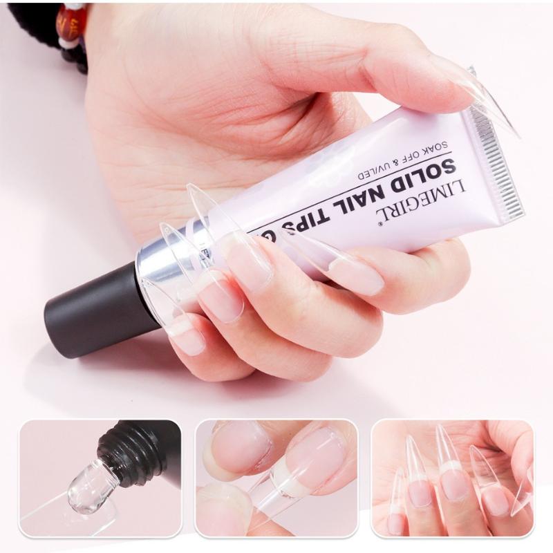 Gel adhésif transparent pour o - Nail Art Fake Nails avis et prix